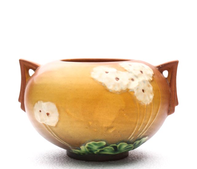 Vintage Roseville Pottery "Primrose" Pattern Rose Bowl