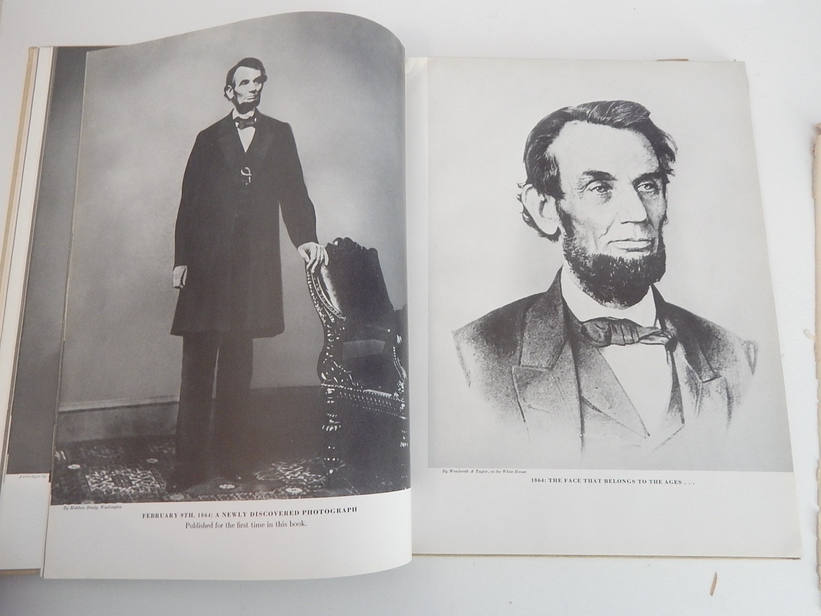 1941 First Edition "Lincoln His Life in Photographs"