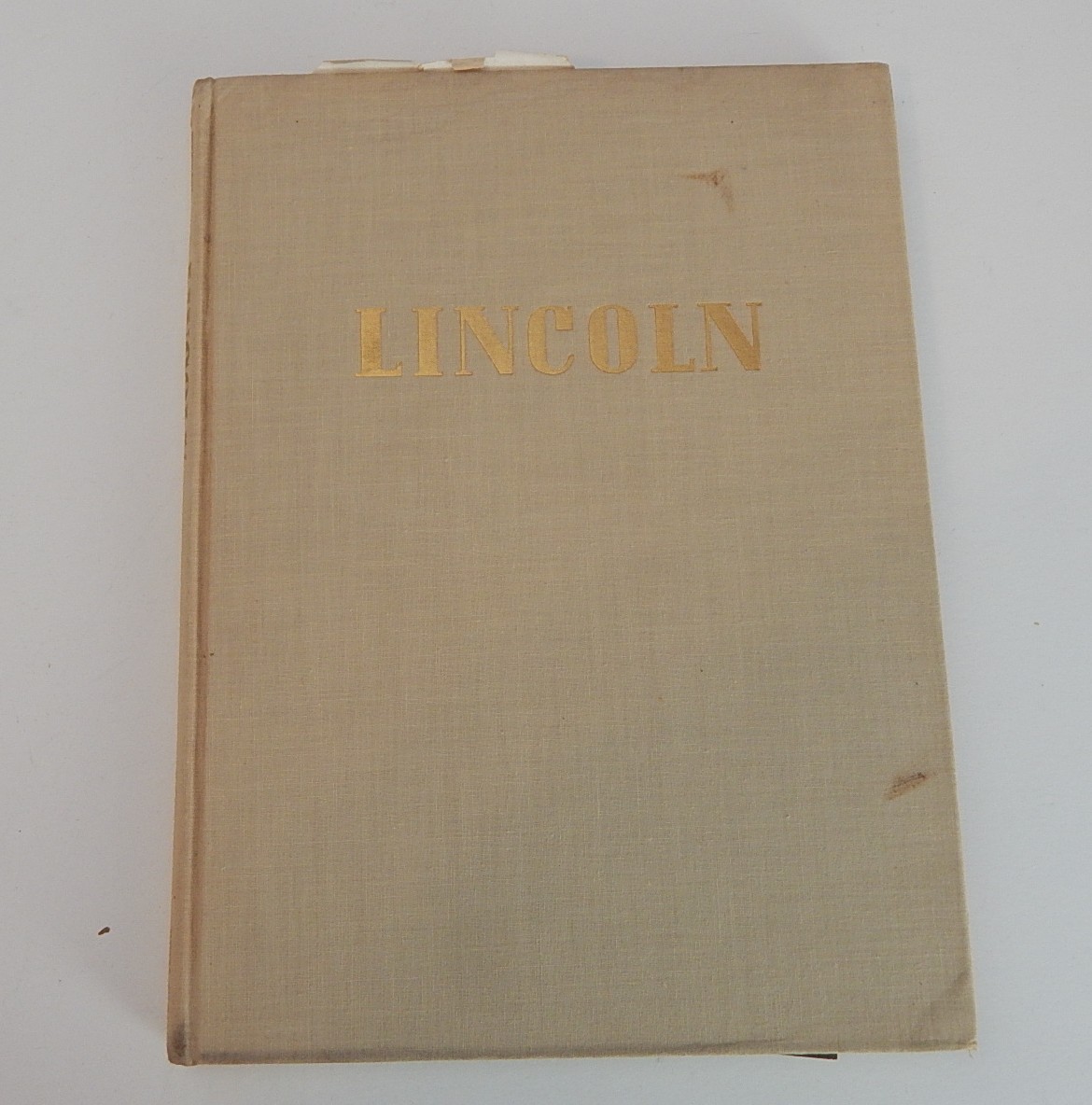 1941 First Edition "Lincoln His Life in Photographs"