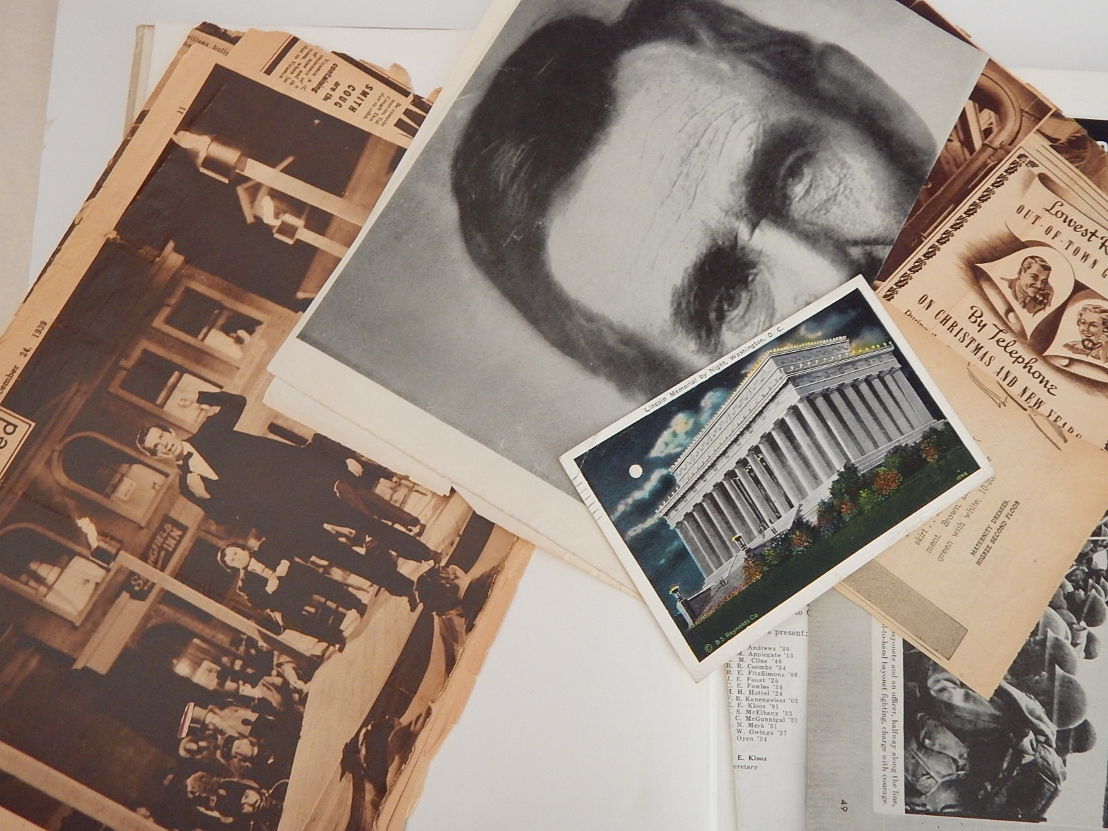 1941 First Edition "Lincoln His Life in Photographs"