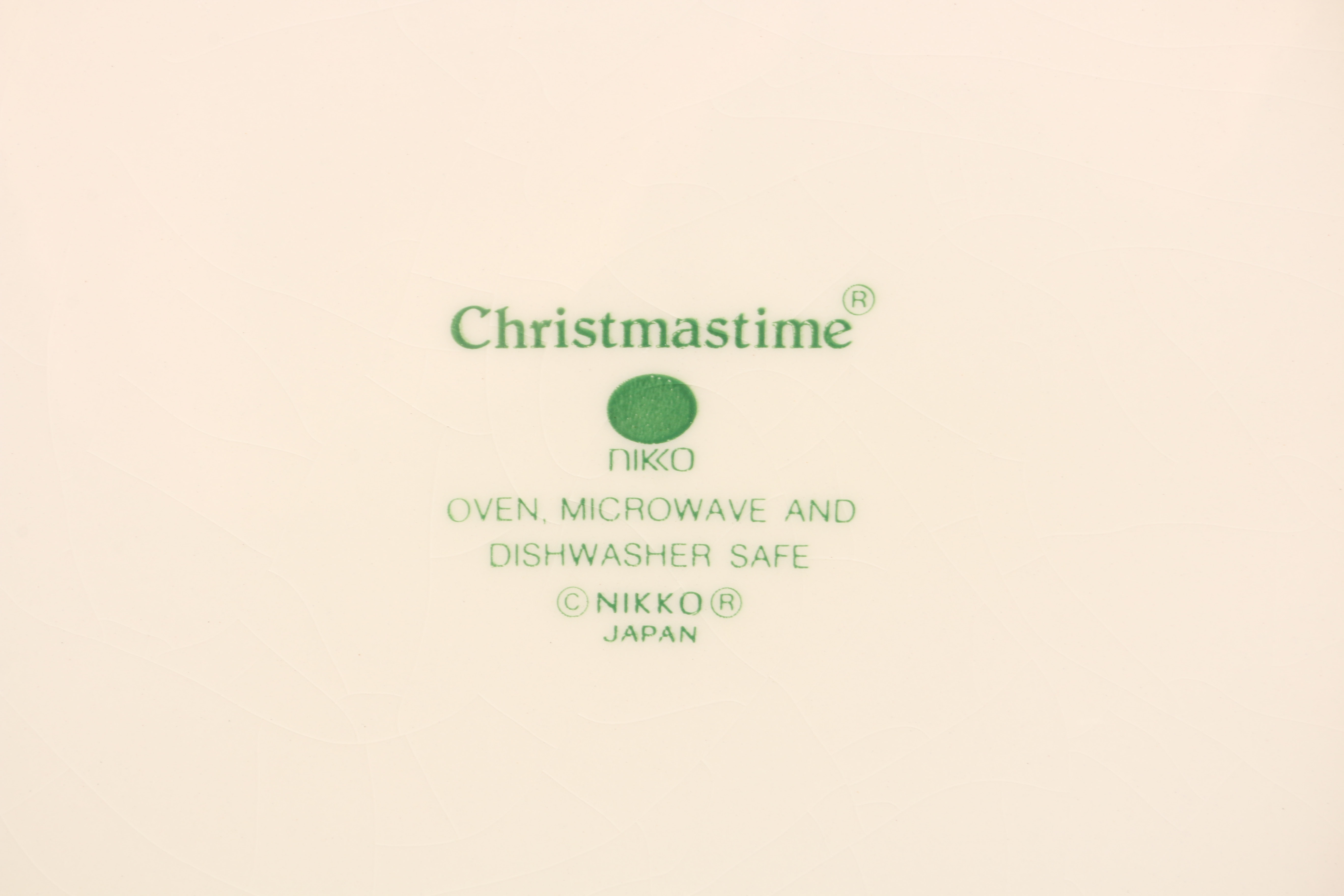 Nikko "Christmastime" China Set