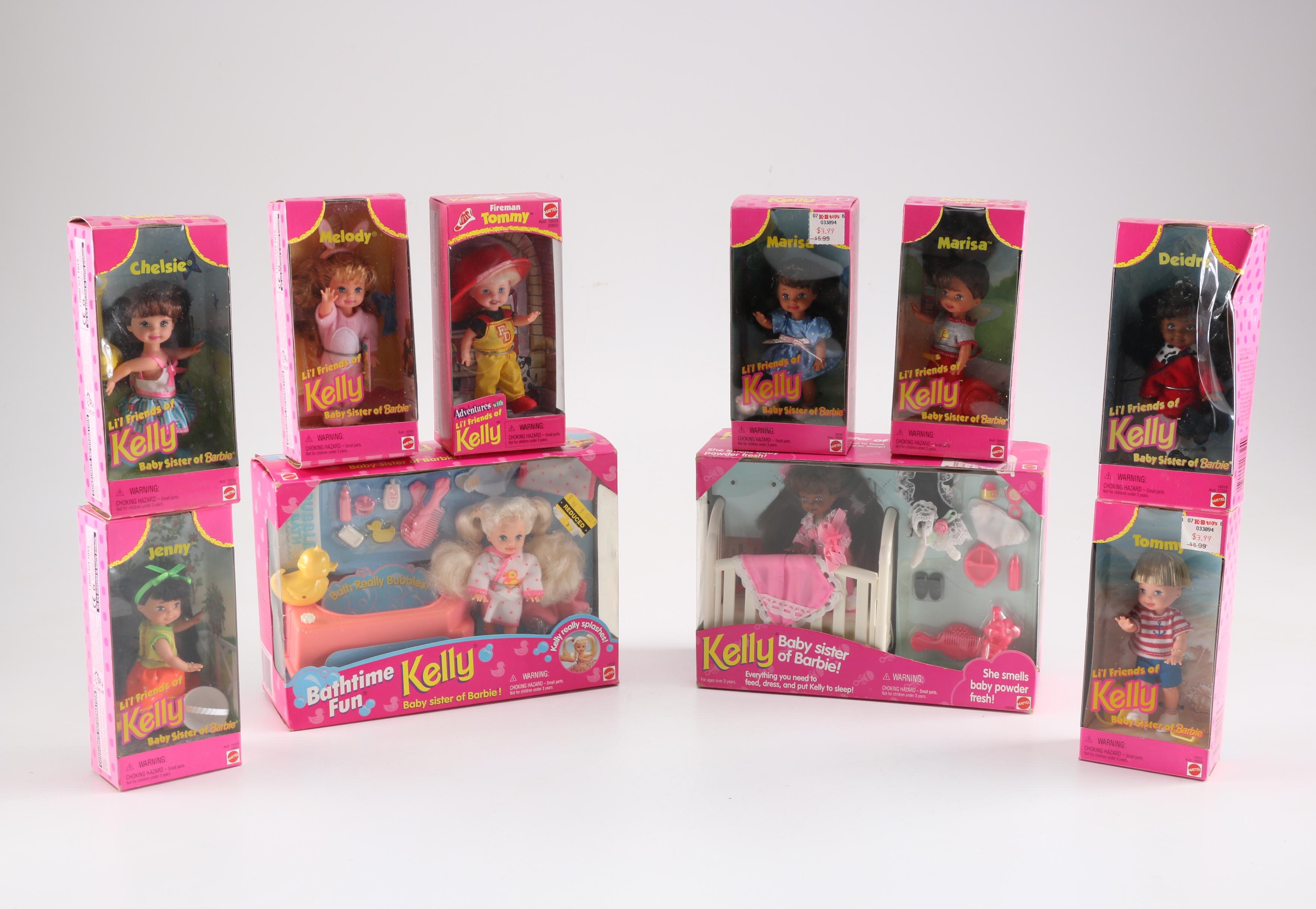1990s Mattel Kelly and "Flashlight Fun" Stacie Dolls