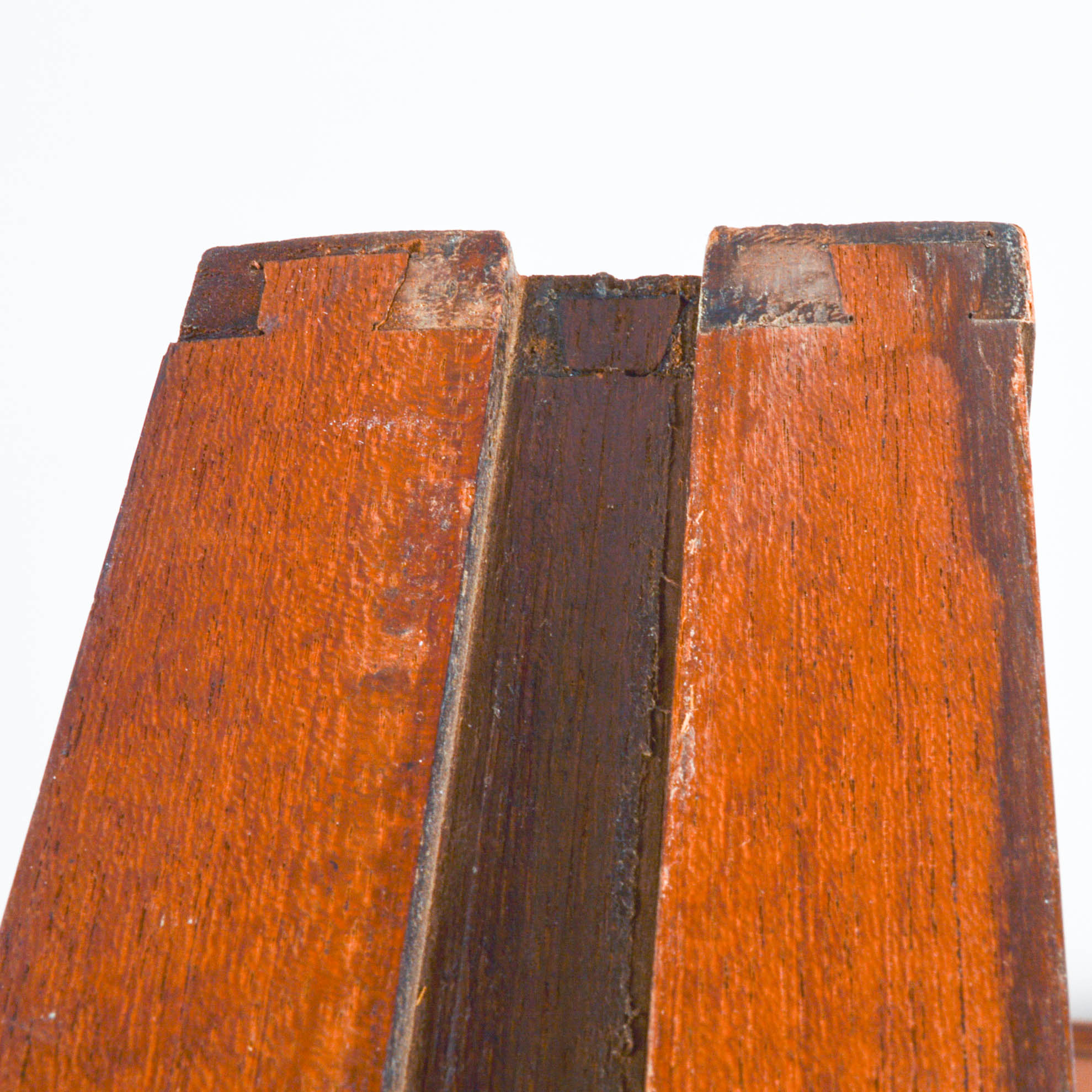 Antique Mahogany Trestle Base Spinet Desk