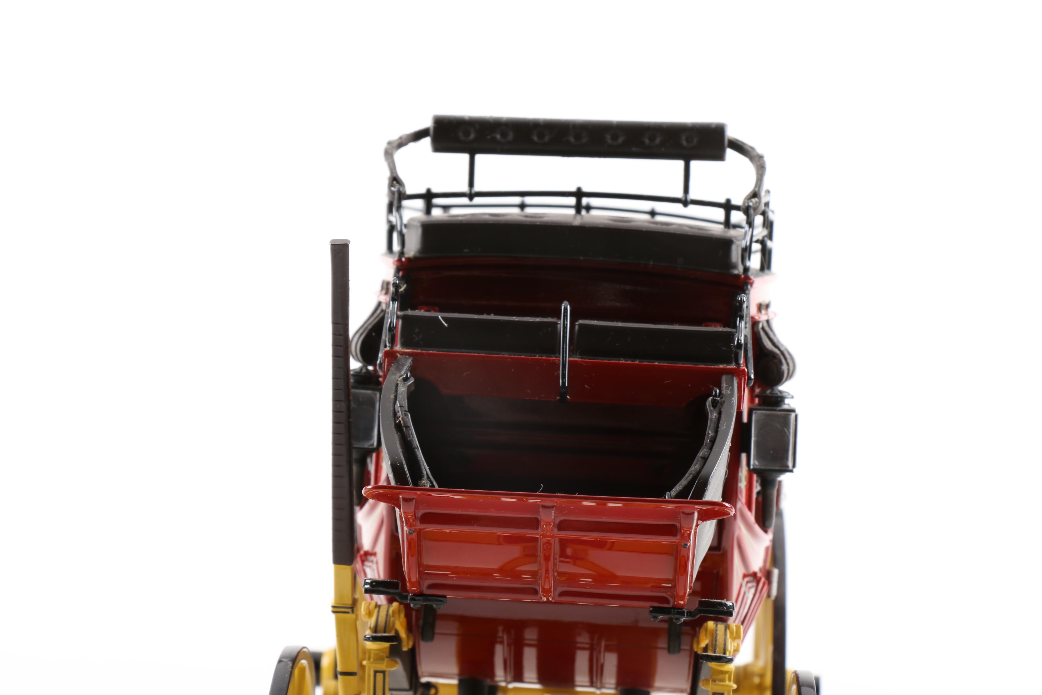 Franklin Mint Die-Cast Wells Fargo Stagecoach