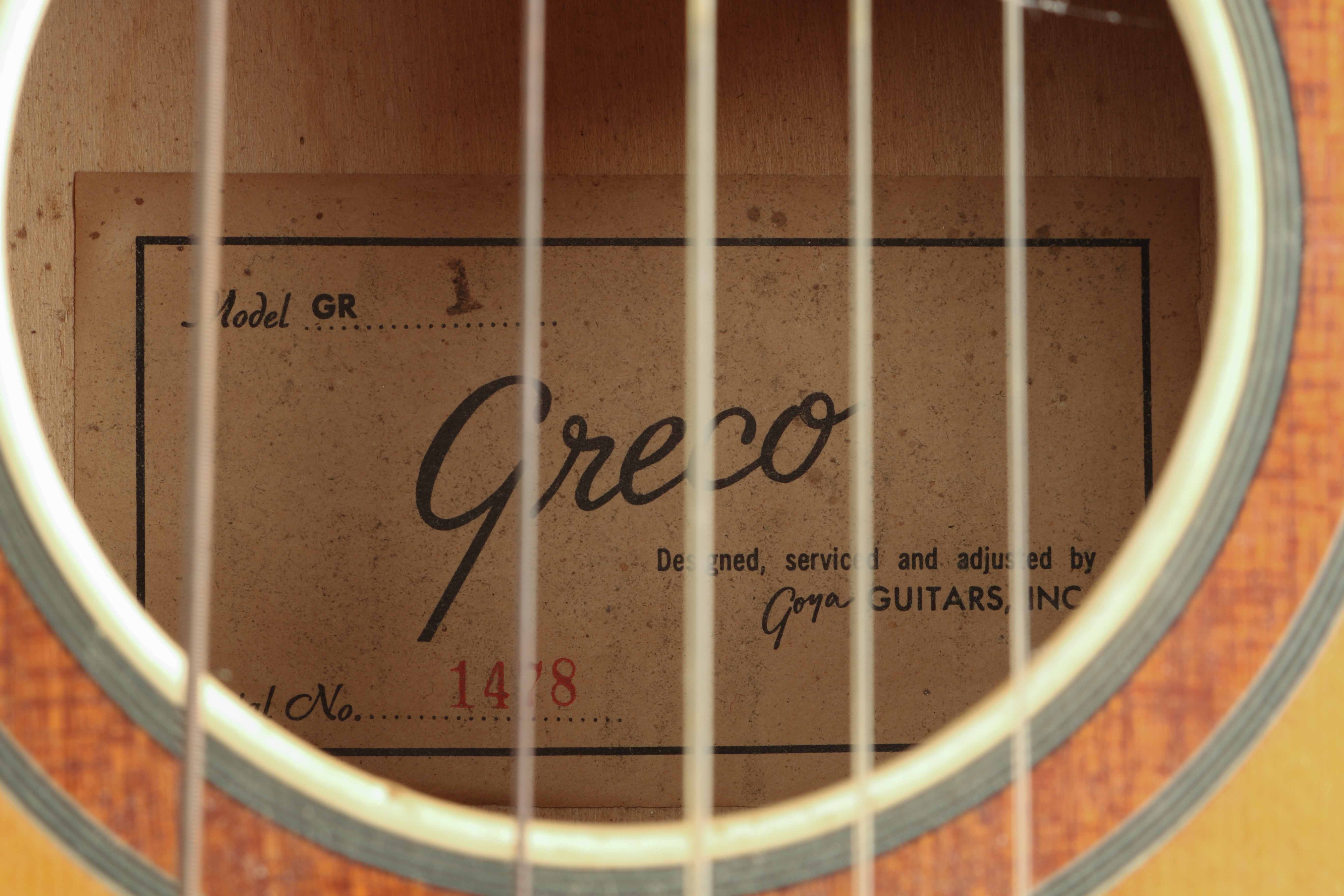 Vintage Greco Acoustic Guitar