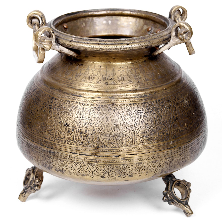 Moroccan Brass Urn