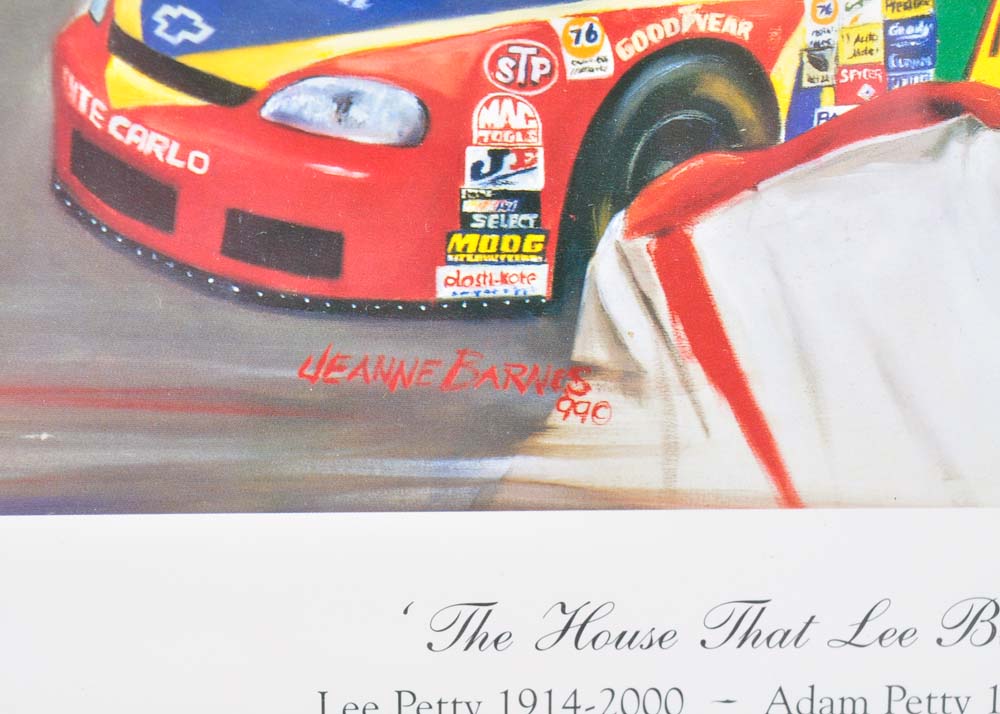 Richard Petty Autographed Offset Lithograph