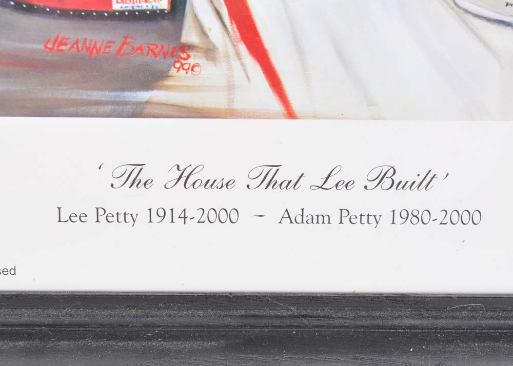 Richard Petty Autographed Offset Lithograph