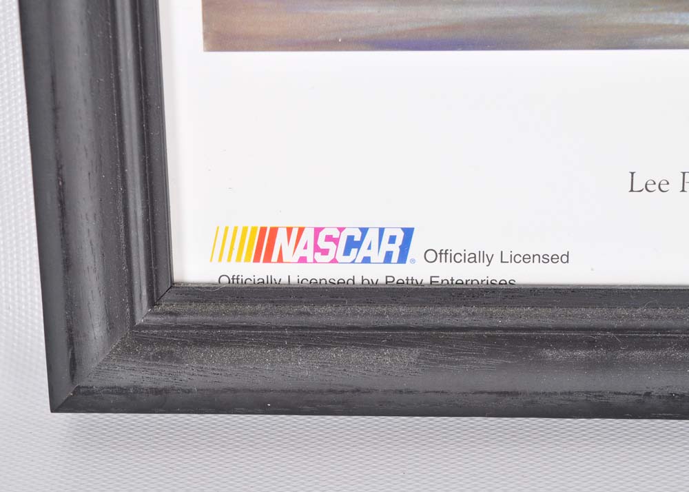 Richard Petty Autographed Offset Lithograph