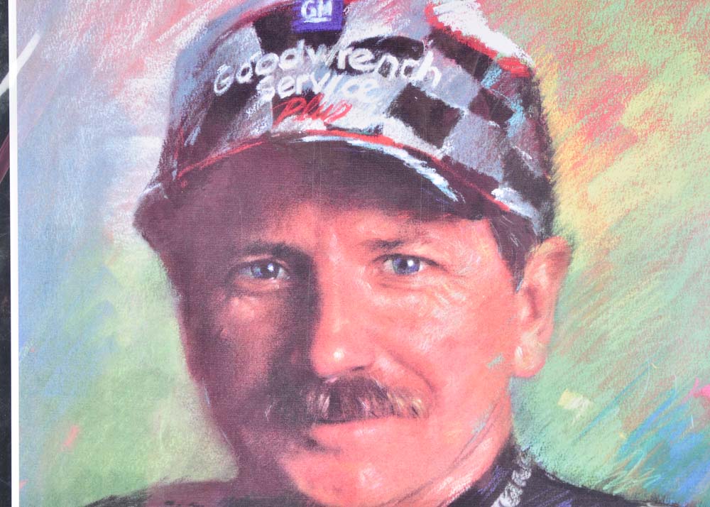 Haiyan Dale Earnhardt Sr. and Jr. Offset Lithograph Collection.