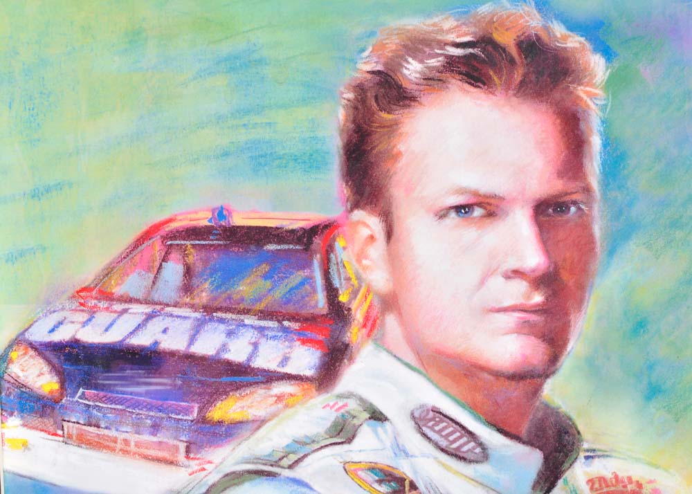 Haiyan Dale Earnhardt Sr. and Jr. Offset Lithograph Collection.