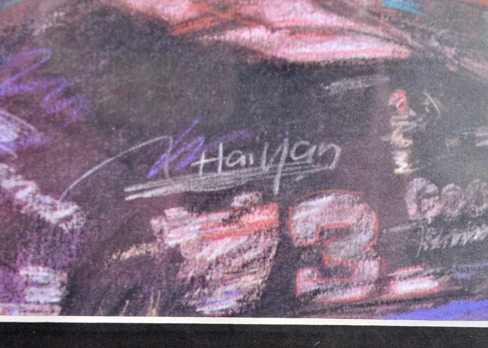 Haiyan Dale Earnhardt Sr. and Jr. Offset Lithograph Collection.