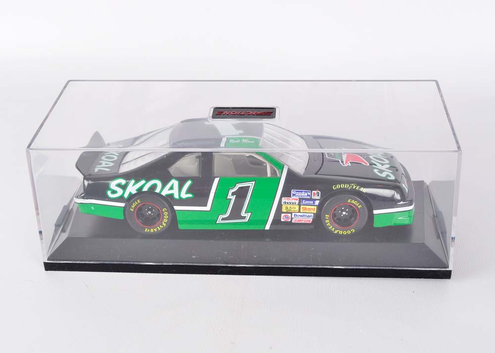 Signed Harry Gant Photographic Print and Skoal Cars