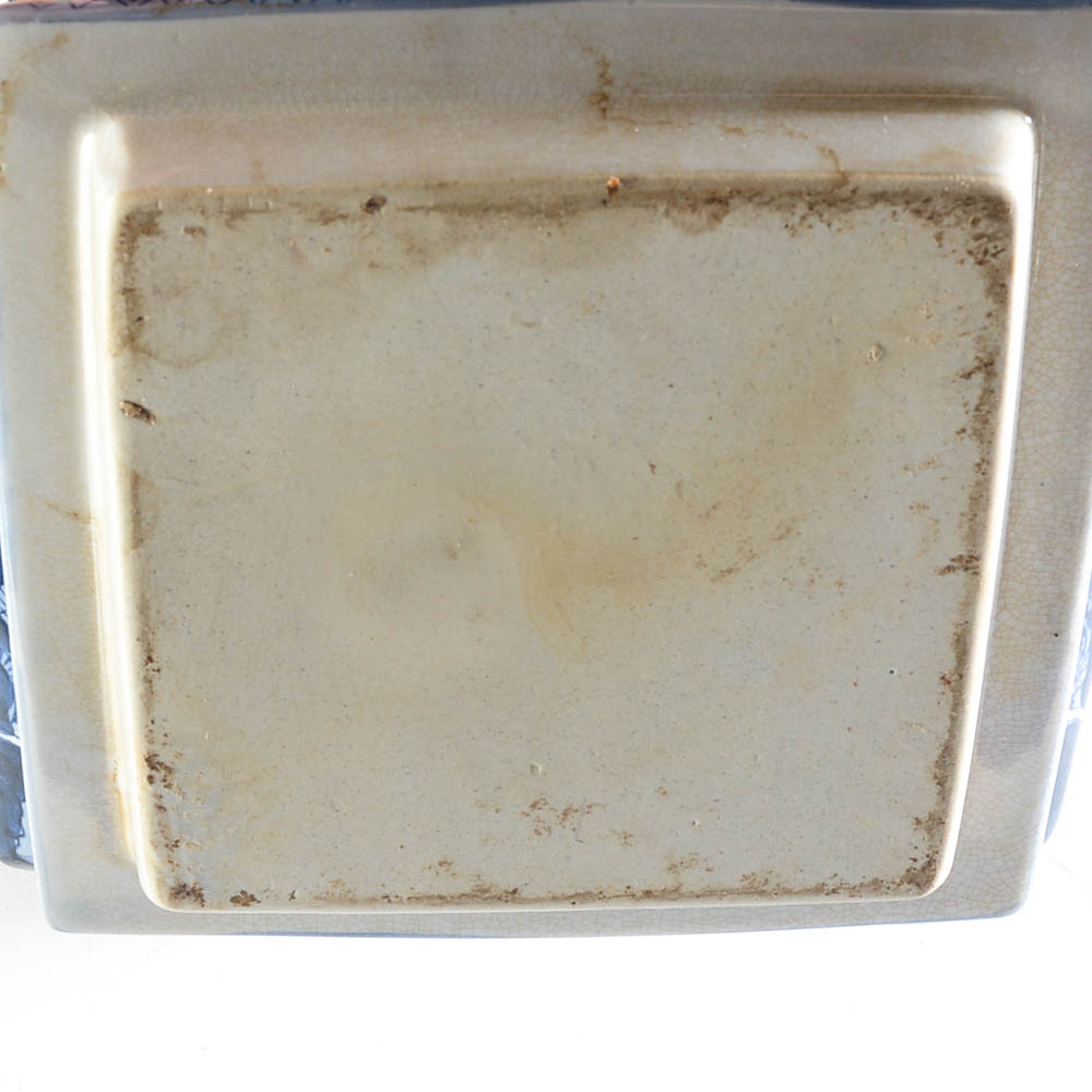 Vintage Faience-Glazed Tulipiere Vase