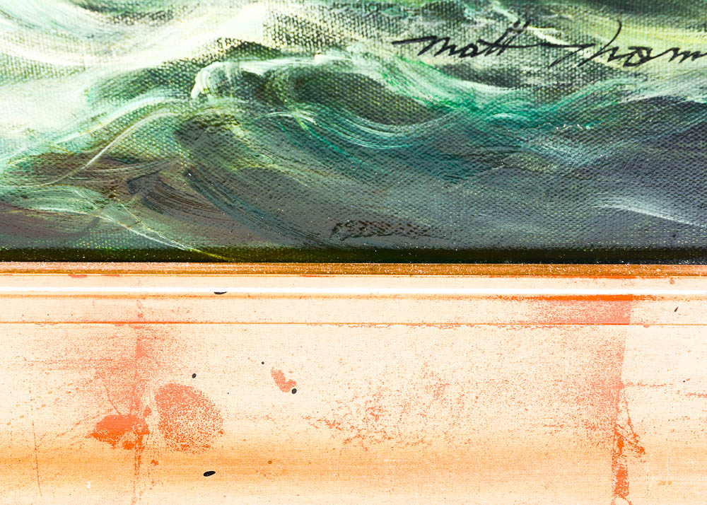 Matt Thomas Seascape Oil Painting on Stretched Canvas