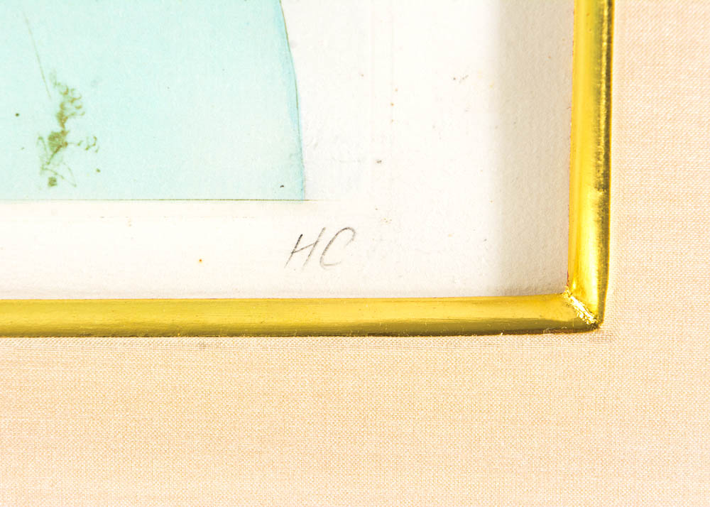 Mary Cassatt Posthumous Restrike Etching "The Mothers Kiss"