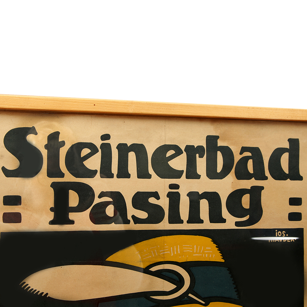 Steinerbad Pasing Serigraph Poster