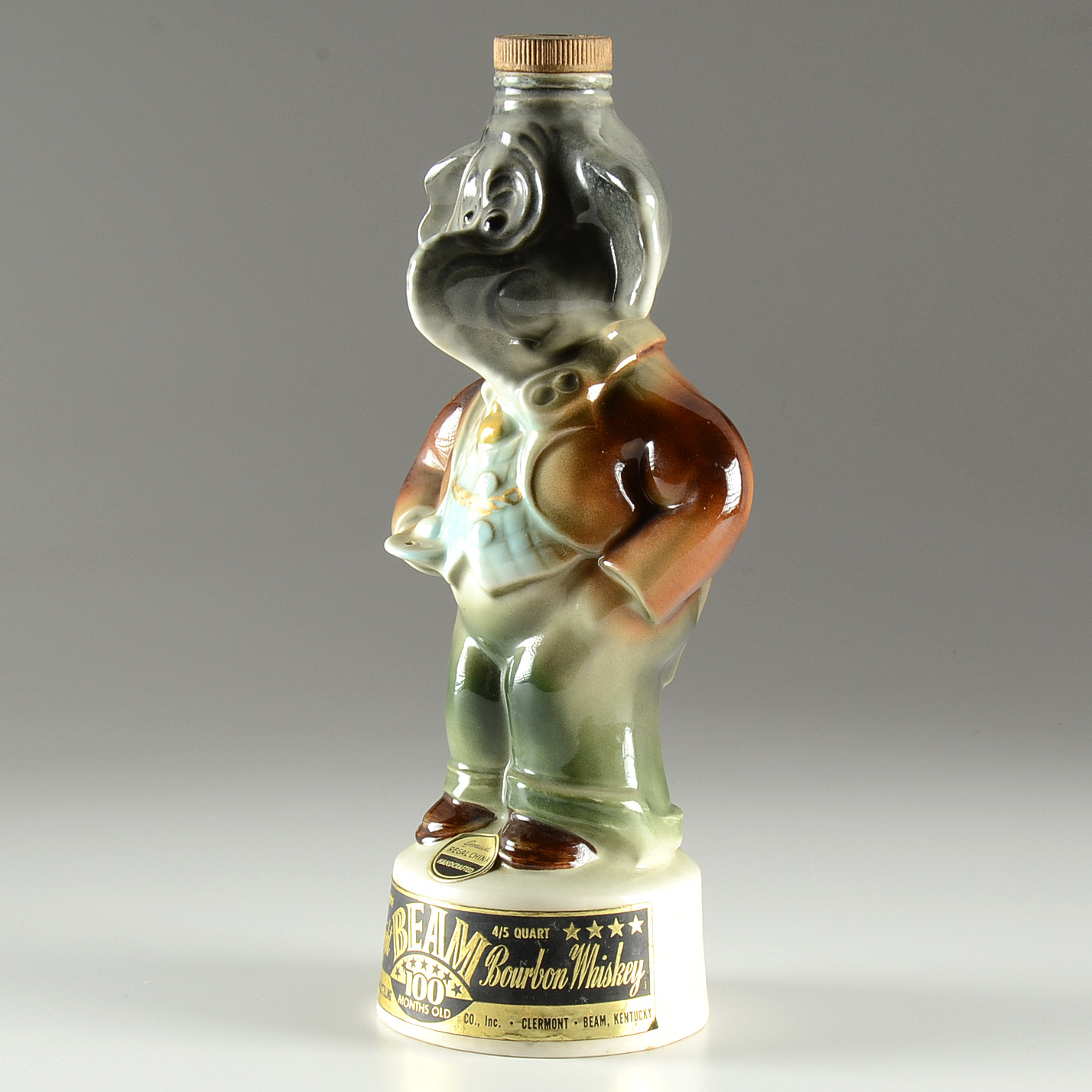 Jim Beam Donkey and Elephant Decanters