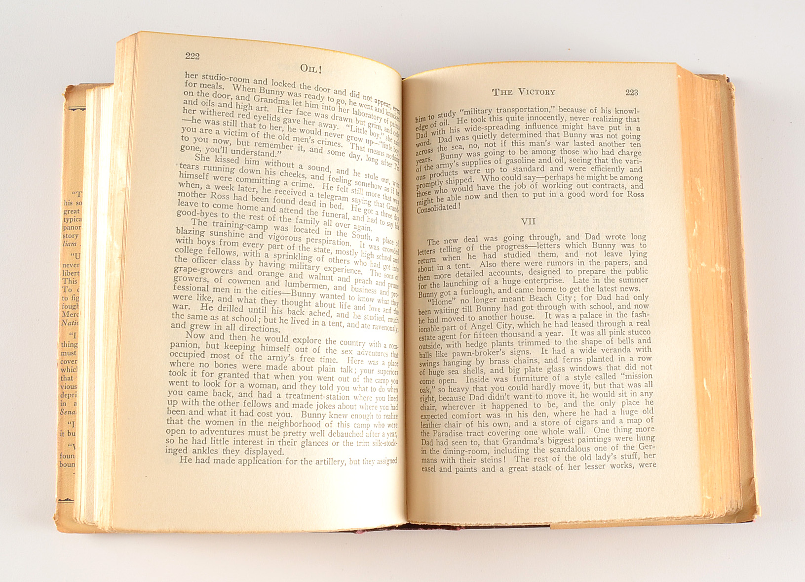 1927 "Oil!" By Upton Sinclair