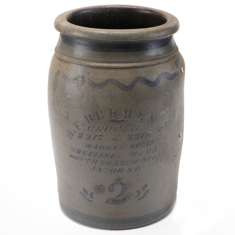 Stoneware Crock from H.F. Behrens Grocer