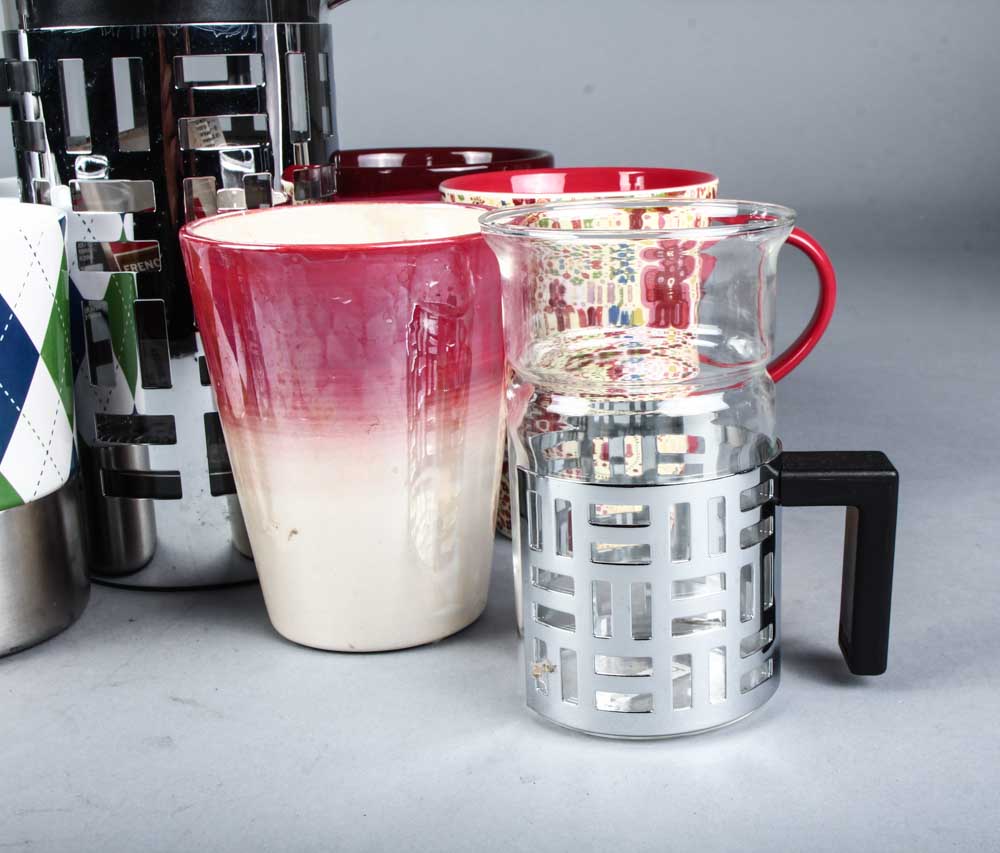 Bodum Eileen French Press with Assorted Mugs