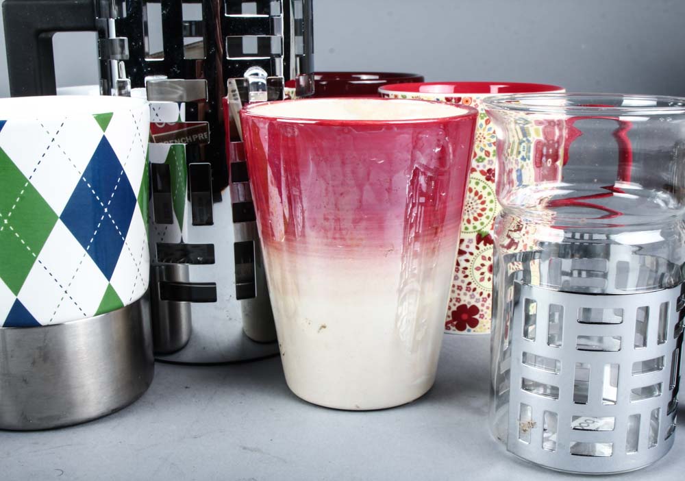 Bodum Eileen French Press with Assorted Mugs