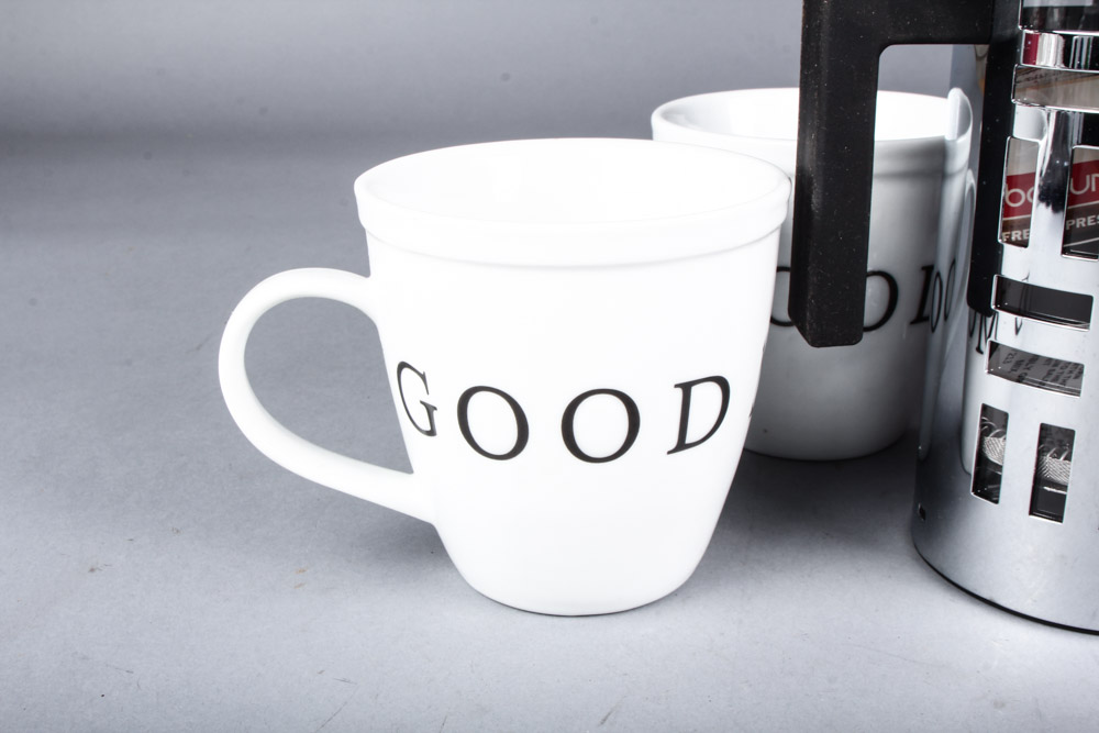 Bodum Eileen French Press with Assorted Mugs