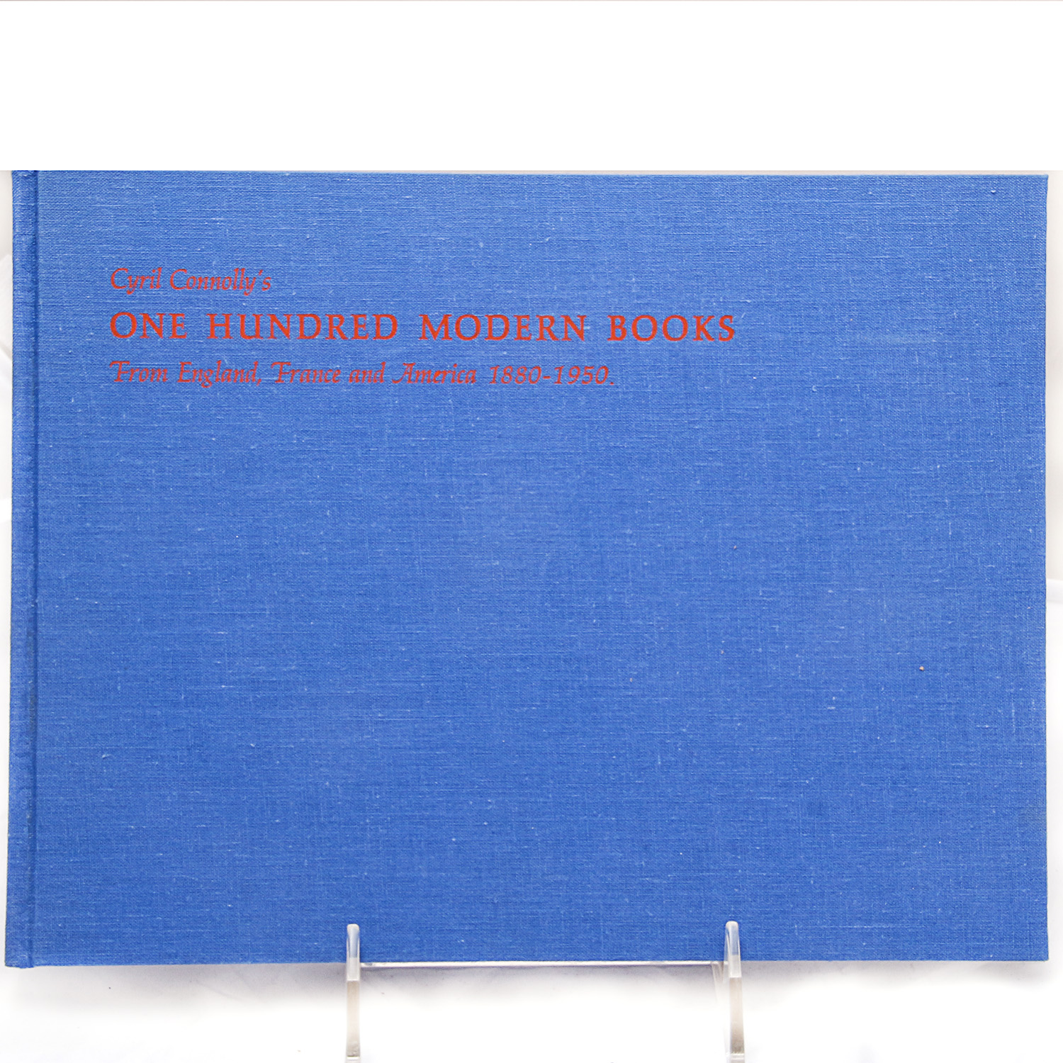 Signed First Edition "One Hundred Modern Books from England, France and America 1880-1950"