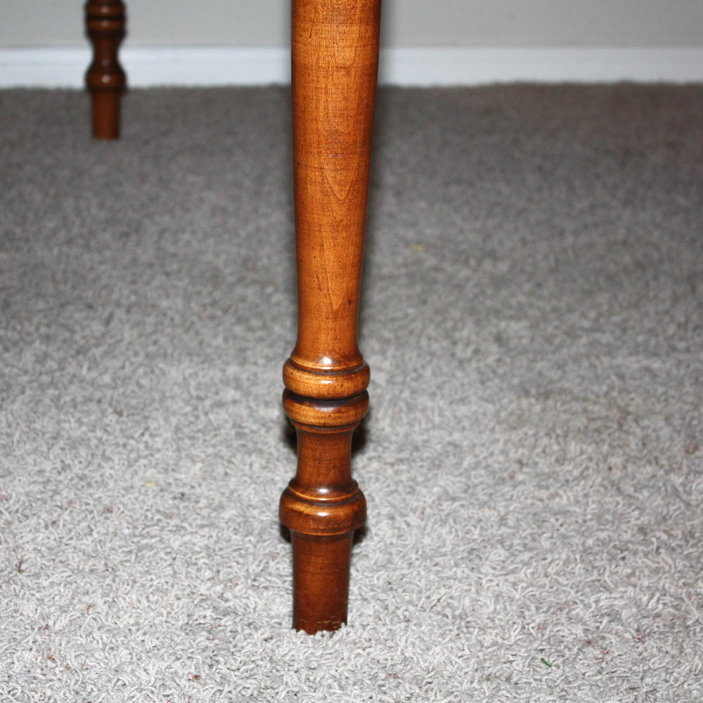 Vintage Hitchcock Style Drop Leaf Dining Table