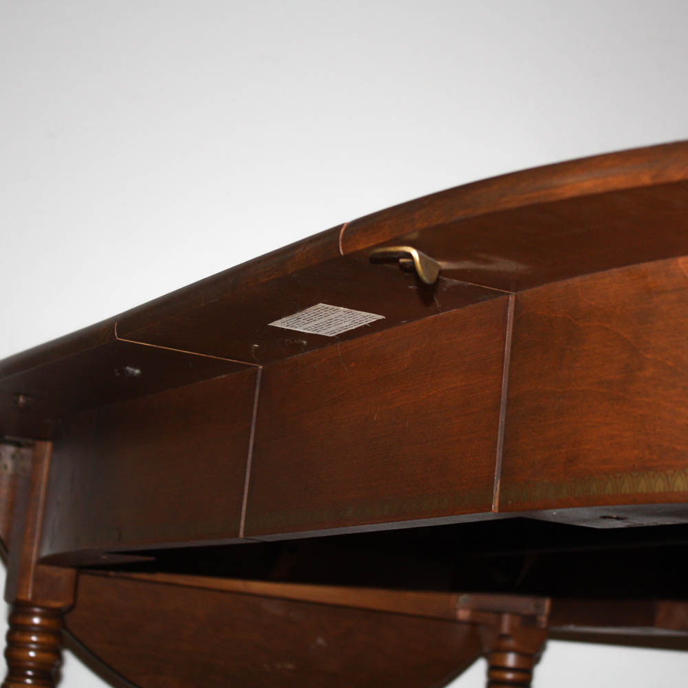 Vintage Hitchcock Style Drop Leaf Dining Table