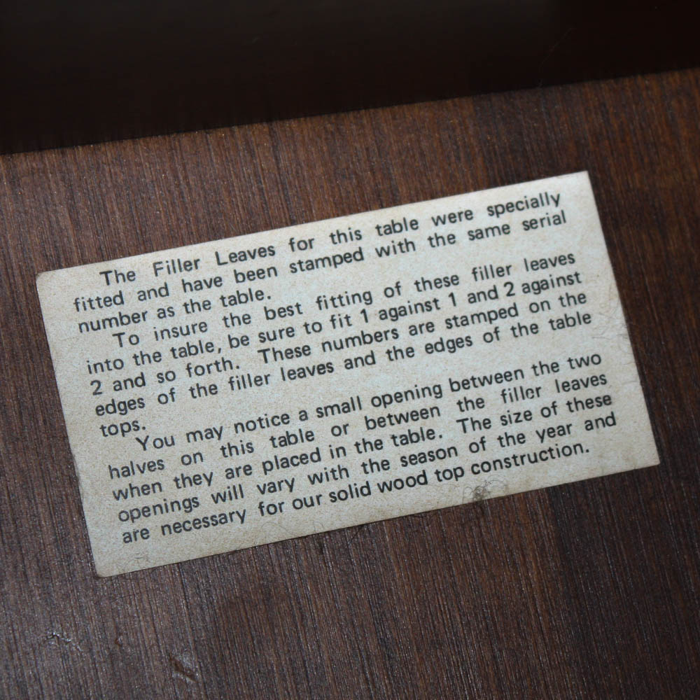 Vintage Hitchcock Style Drop Leaf Dining Table