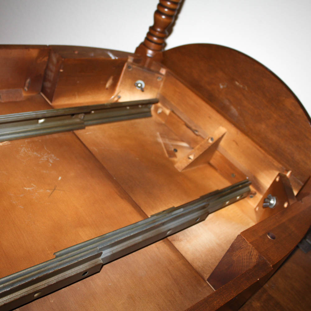 Vintage Hitchcock Style Drop Leaf Dining Table