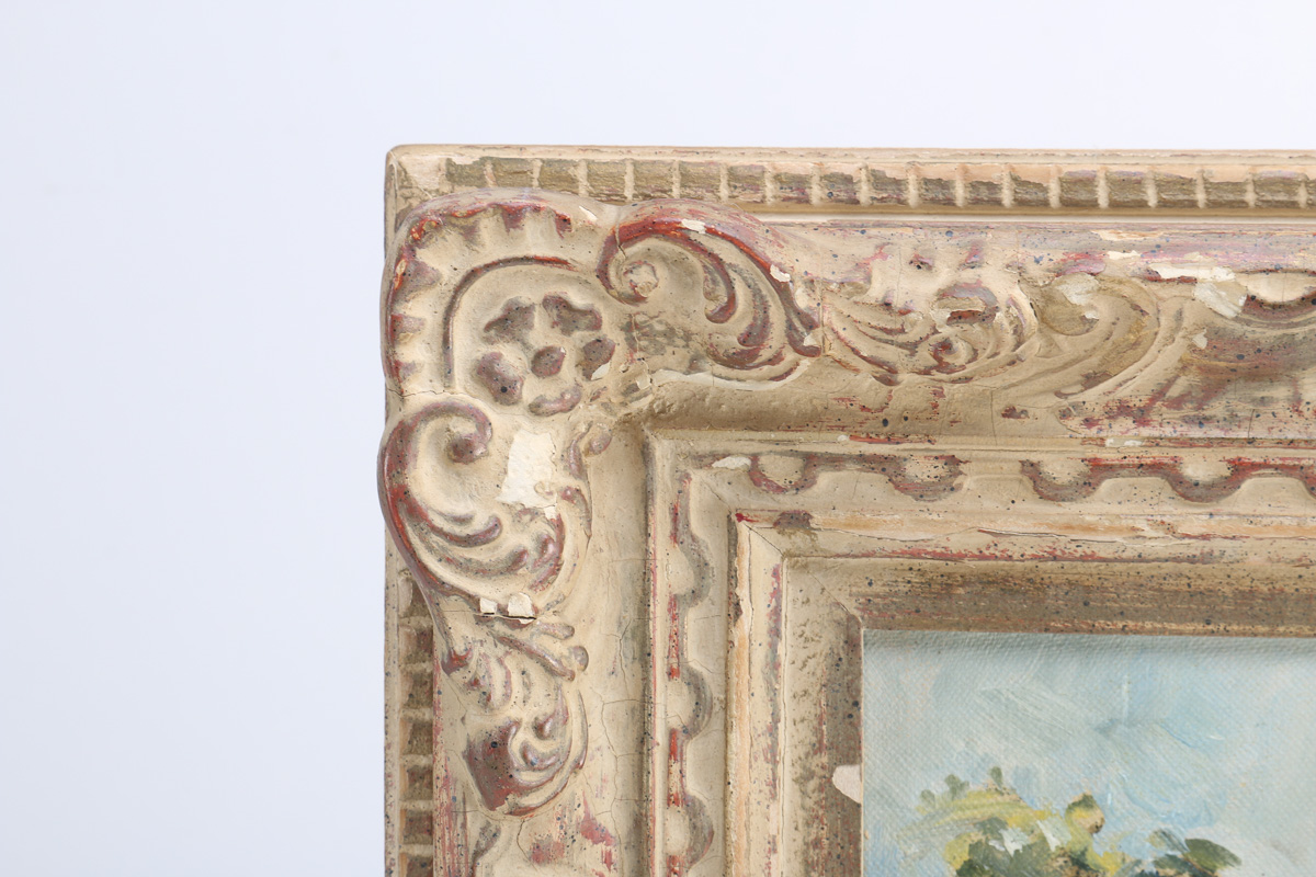 Andre Picot Original Oil Painting "Flower Market - Paris"