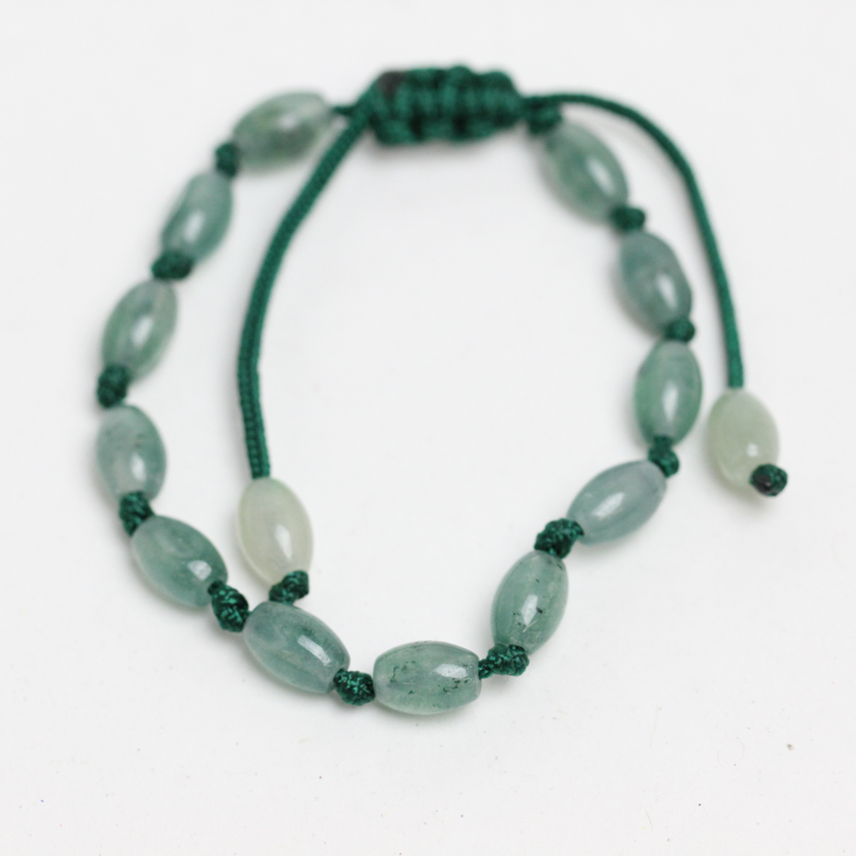 Nephrite Jade Beaded Bracelet