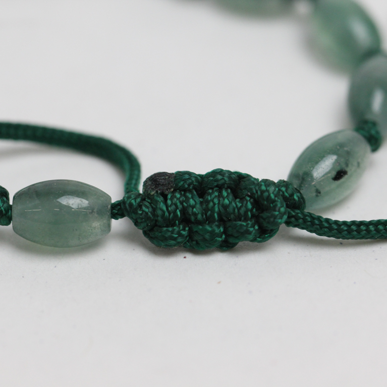 Nephrite Jade Beaded Bracelet