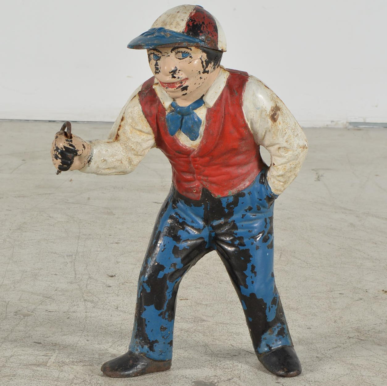 Vintage Cast Iron "Jocko" Lawn Jockey