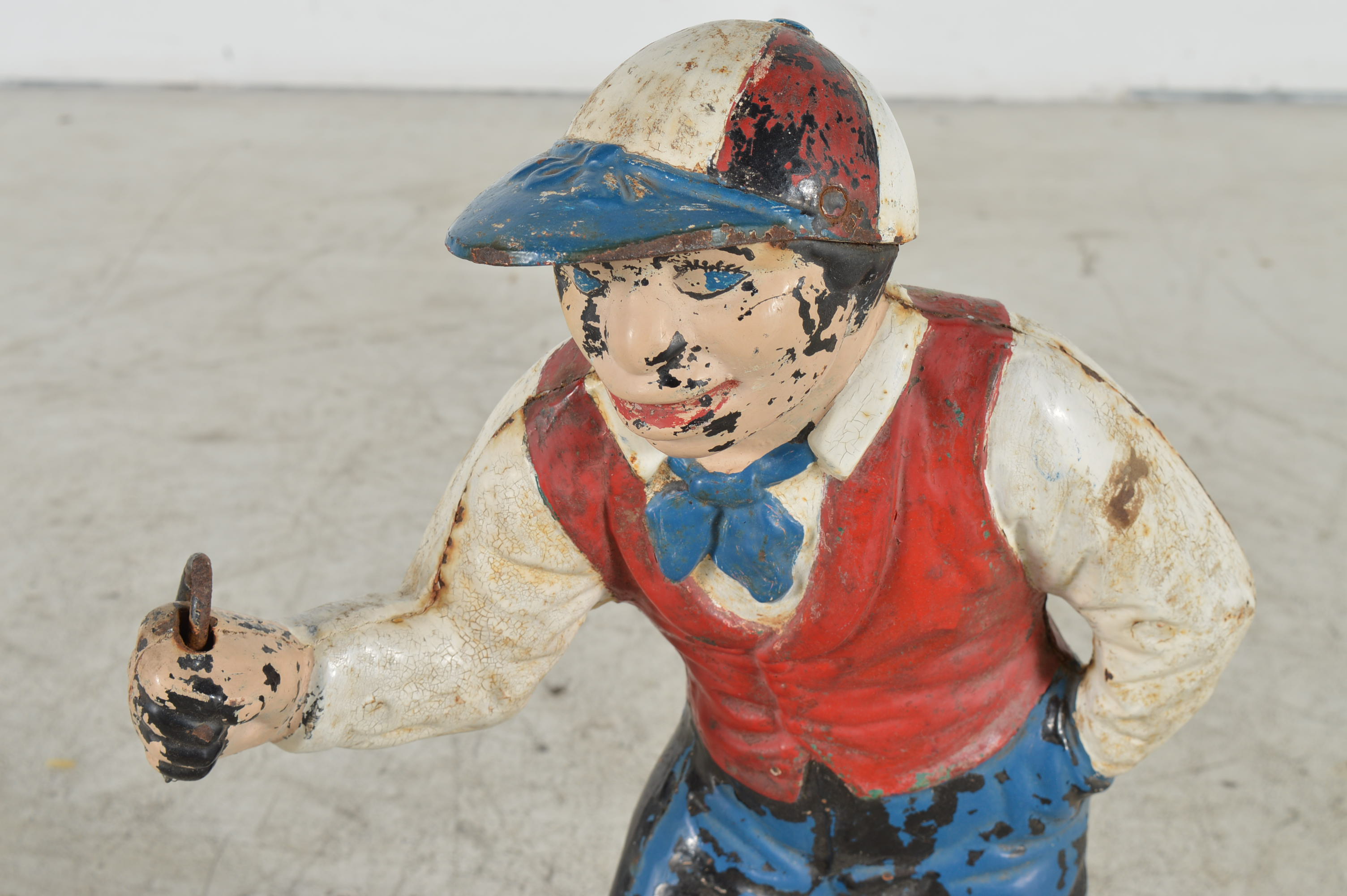 Vintage Cast Iron "Jocko" Lawn Jockey