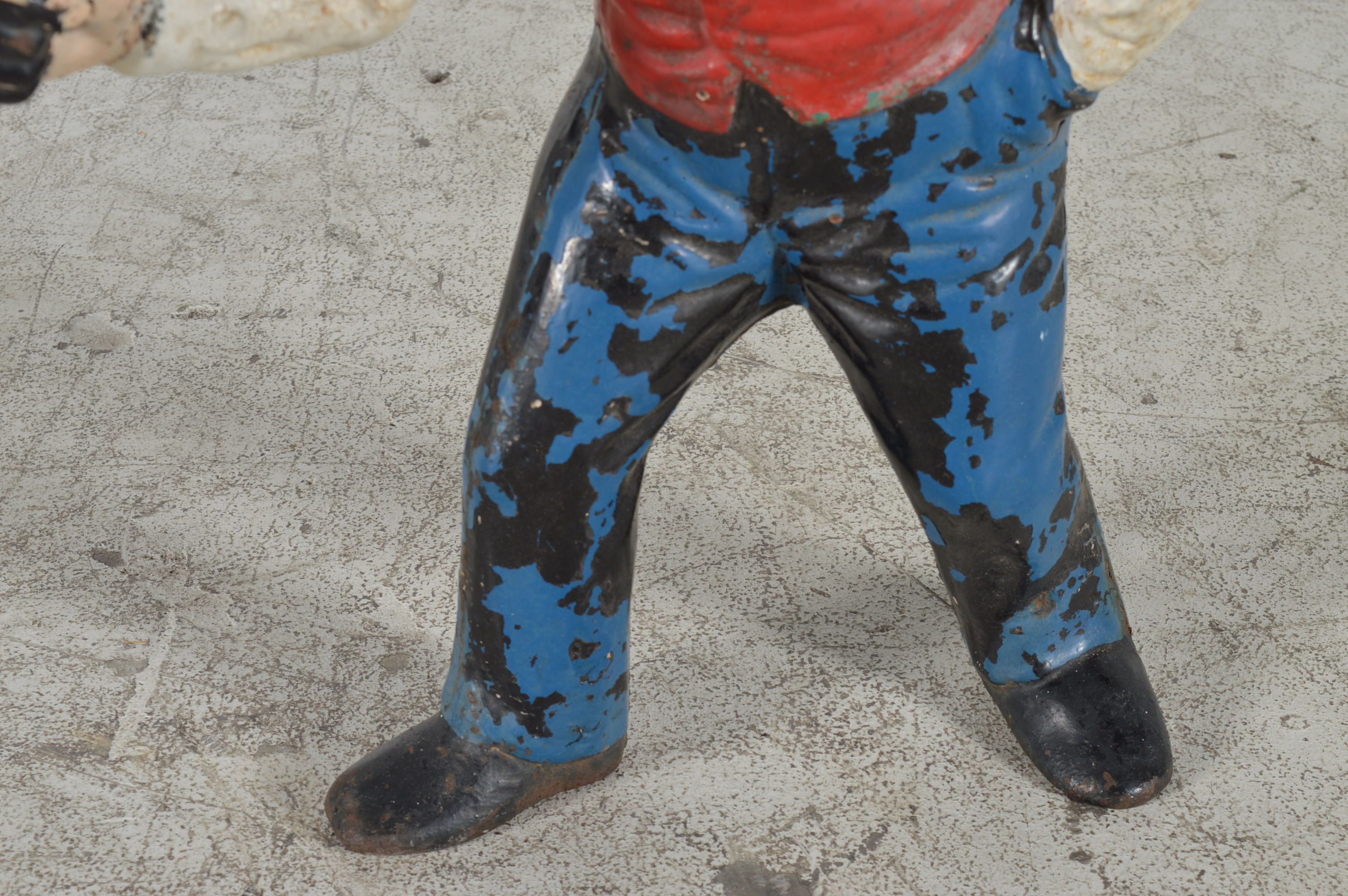 Vintage Cast Iron "Jocko" Lawn Jockey