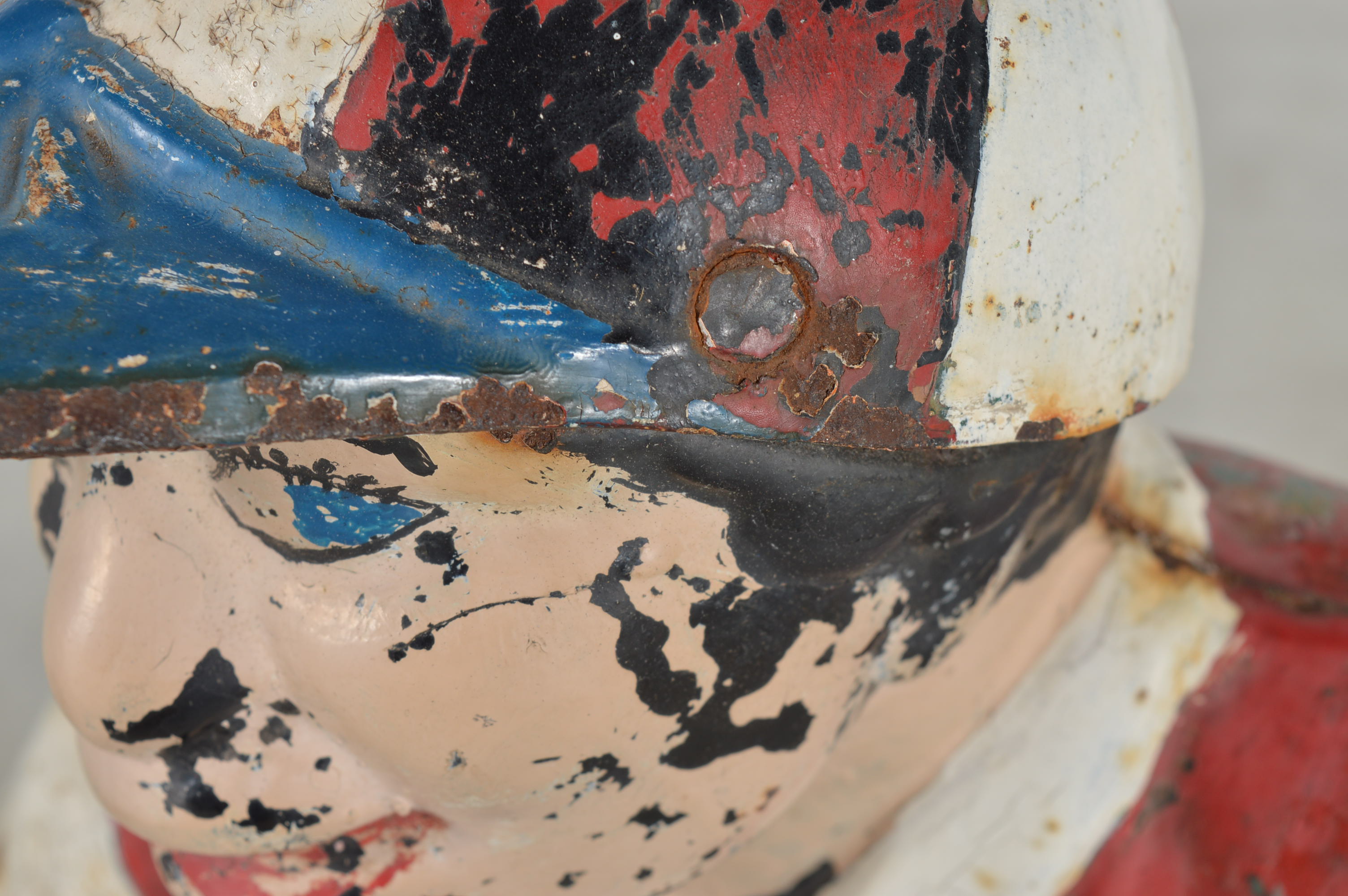 Vintage Cast Iron "Jocko" Lawn Jockey