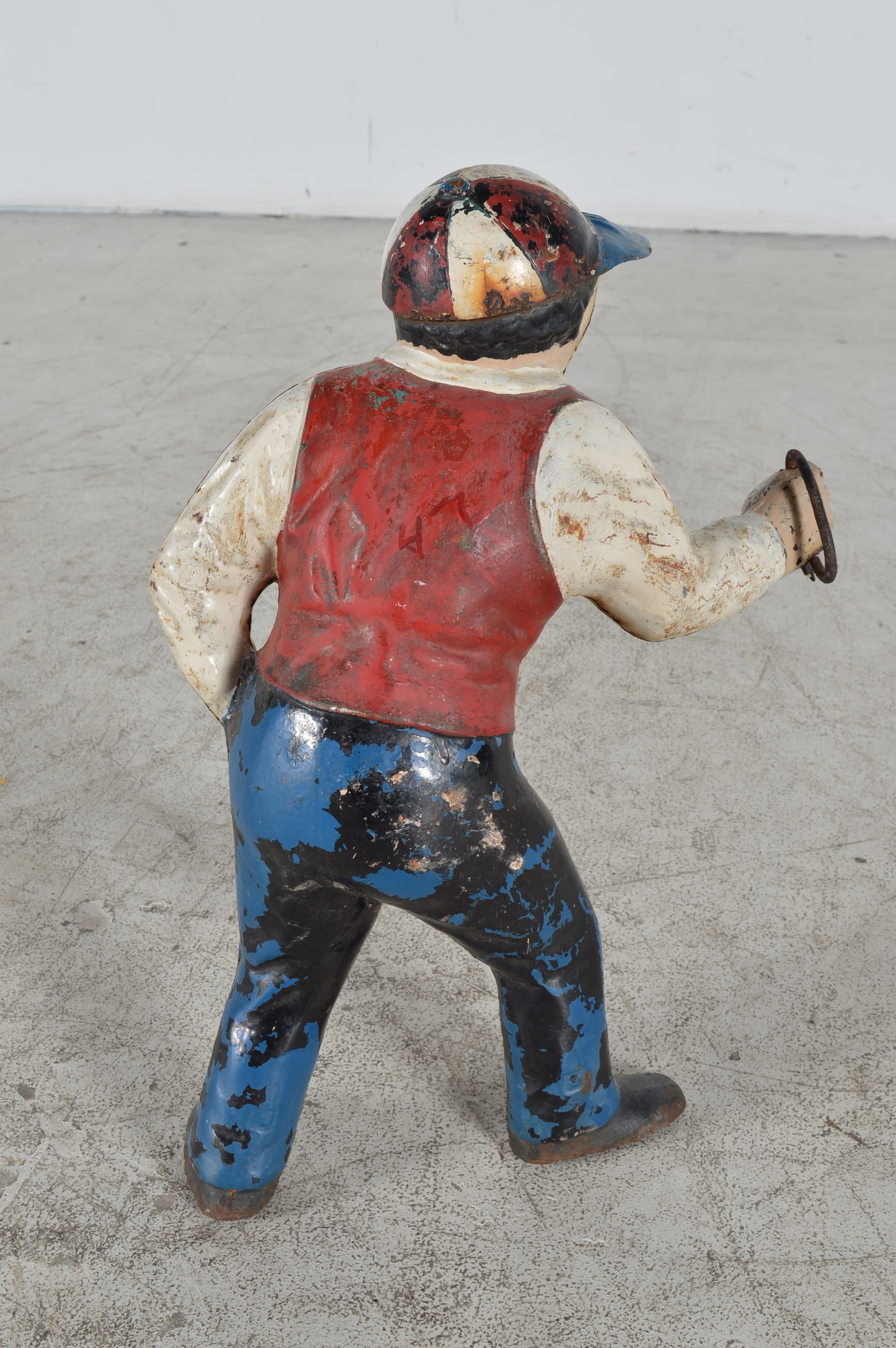 Vintage Cast Iron "Jocko" Lawn Jockey