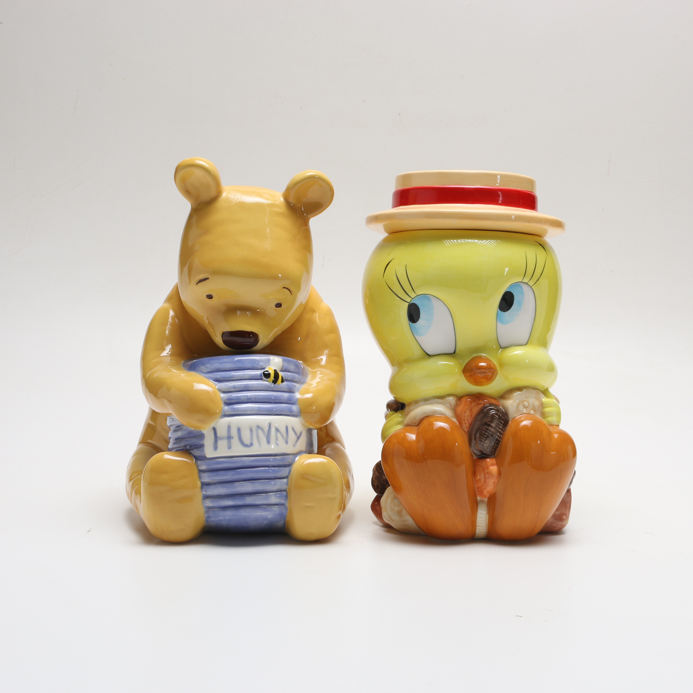 "Winnie The Pooh" and "Tweety Bird" Cookie Jars