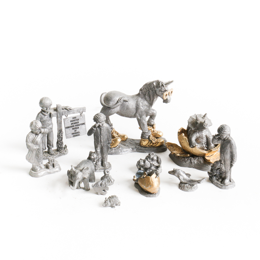 Michael Ricker Pewter Figurines