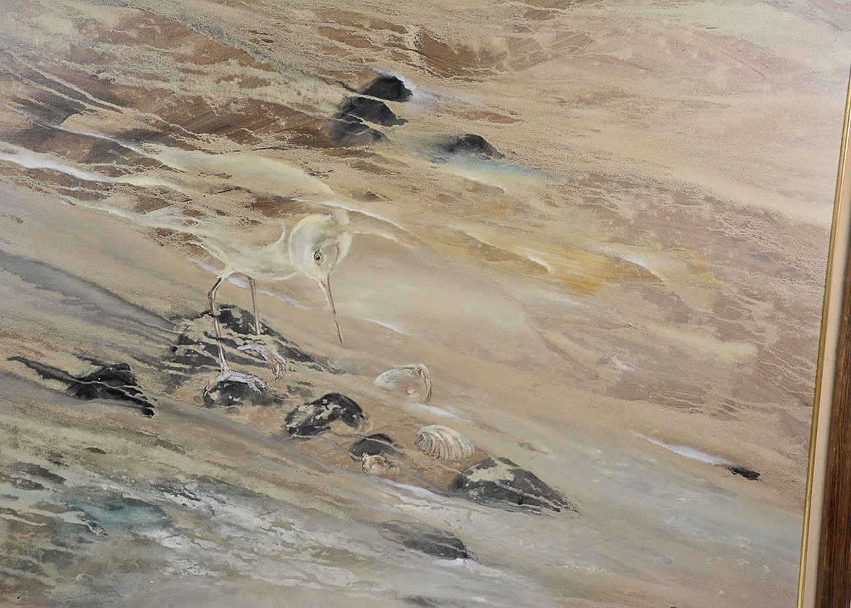 Margaret Cornelius Oil Painting of a Shore Scene