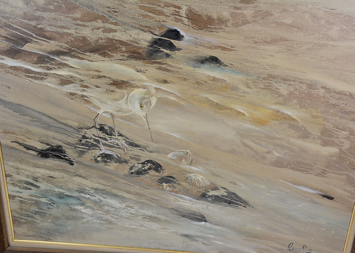 Margaret Cornelius Oil Painting of a Shore Scene