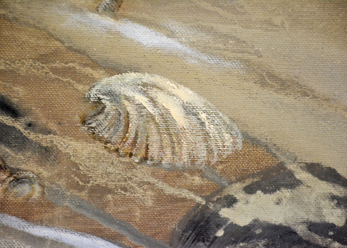 Margaret Cornelius Oil Painting of a Shore Scene