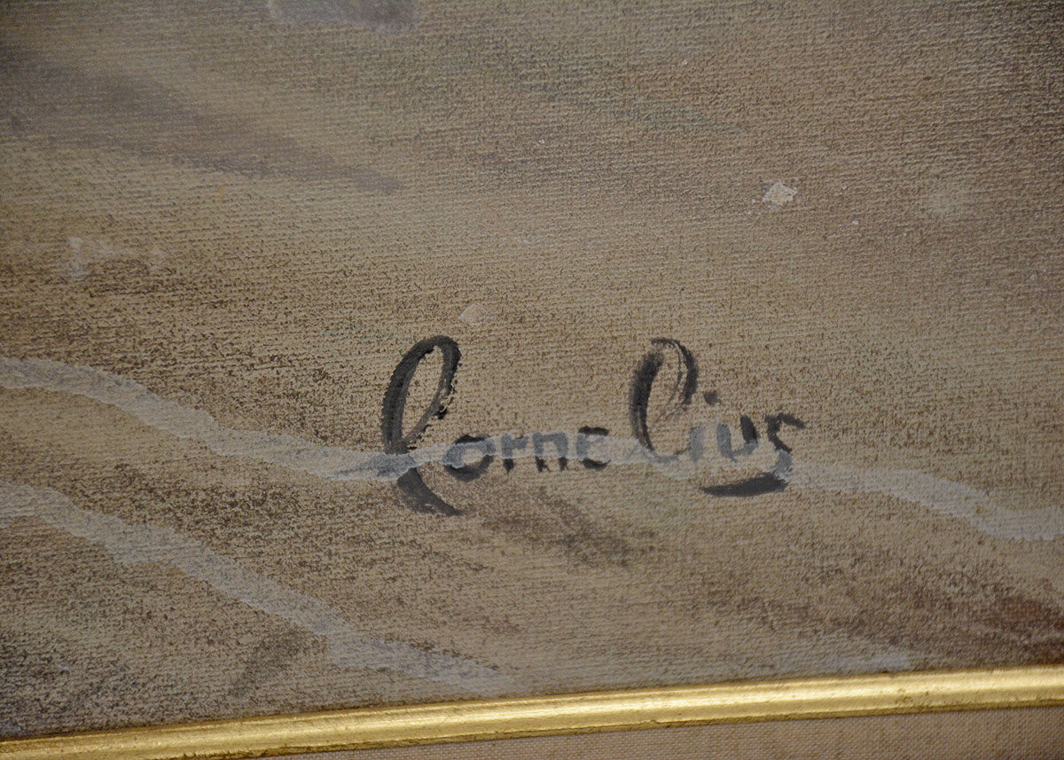 Margaret Cornelius Oil Painting of a Shore Scene