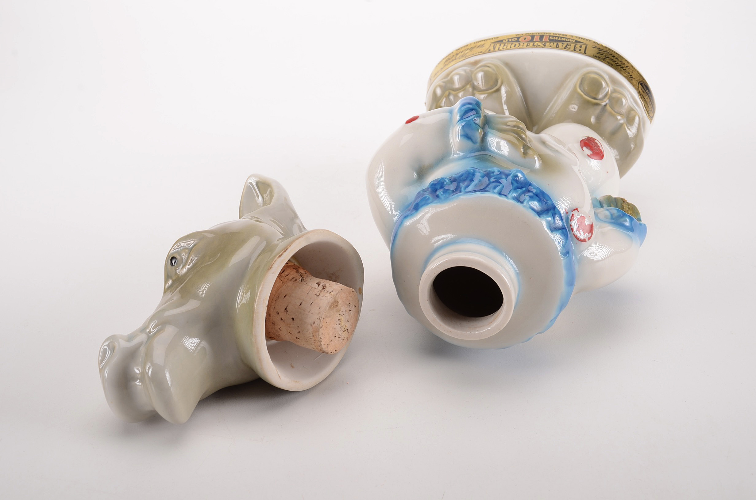 Jim Beam Donkey and Elephant Decanters