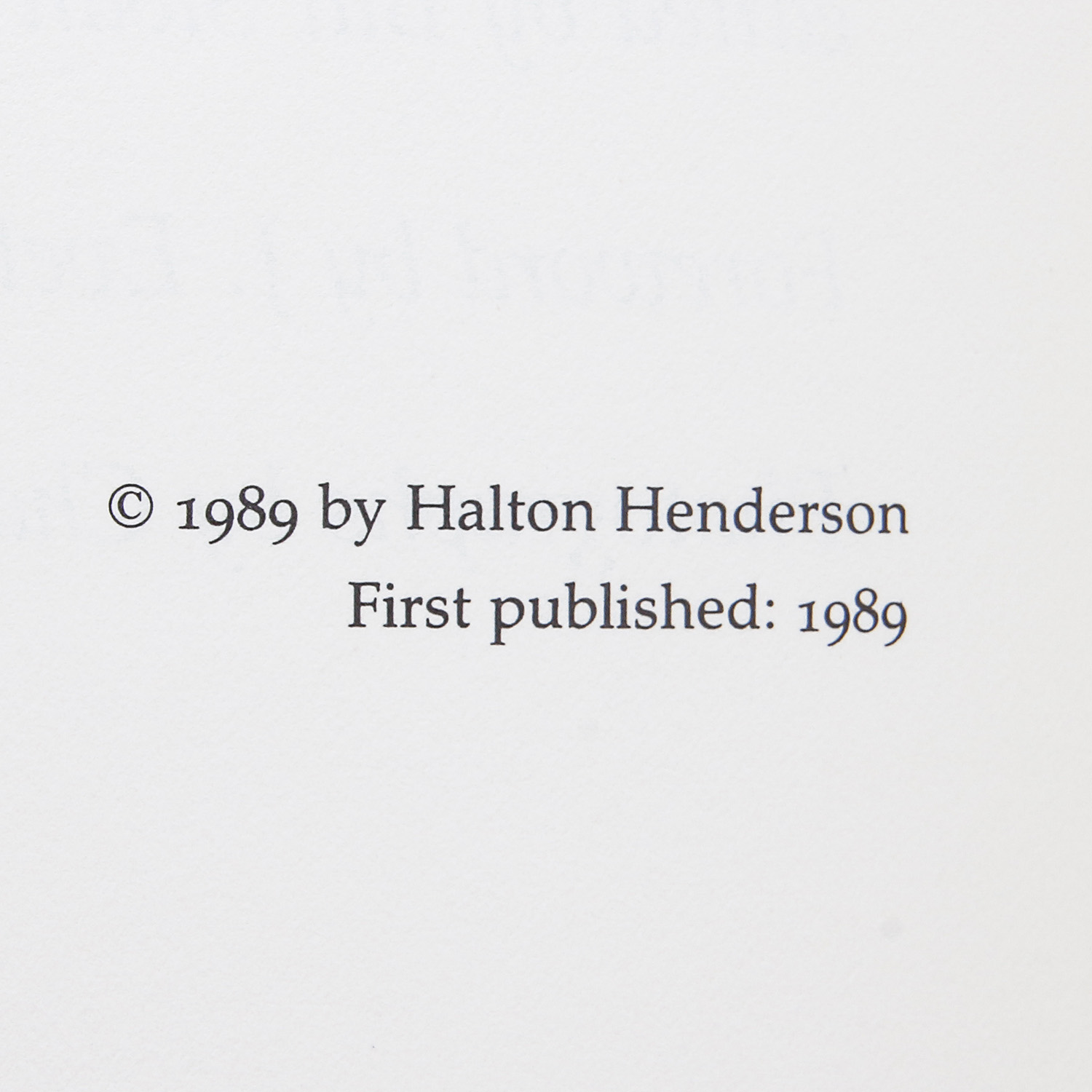 First Edition Copy of "Artistry in SIngle Action" by Halton Henderson