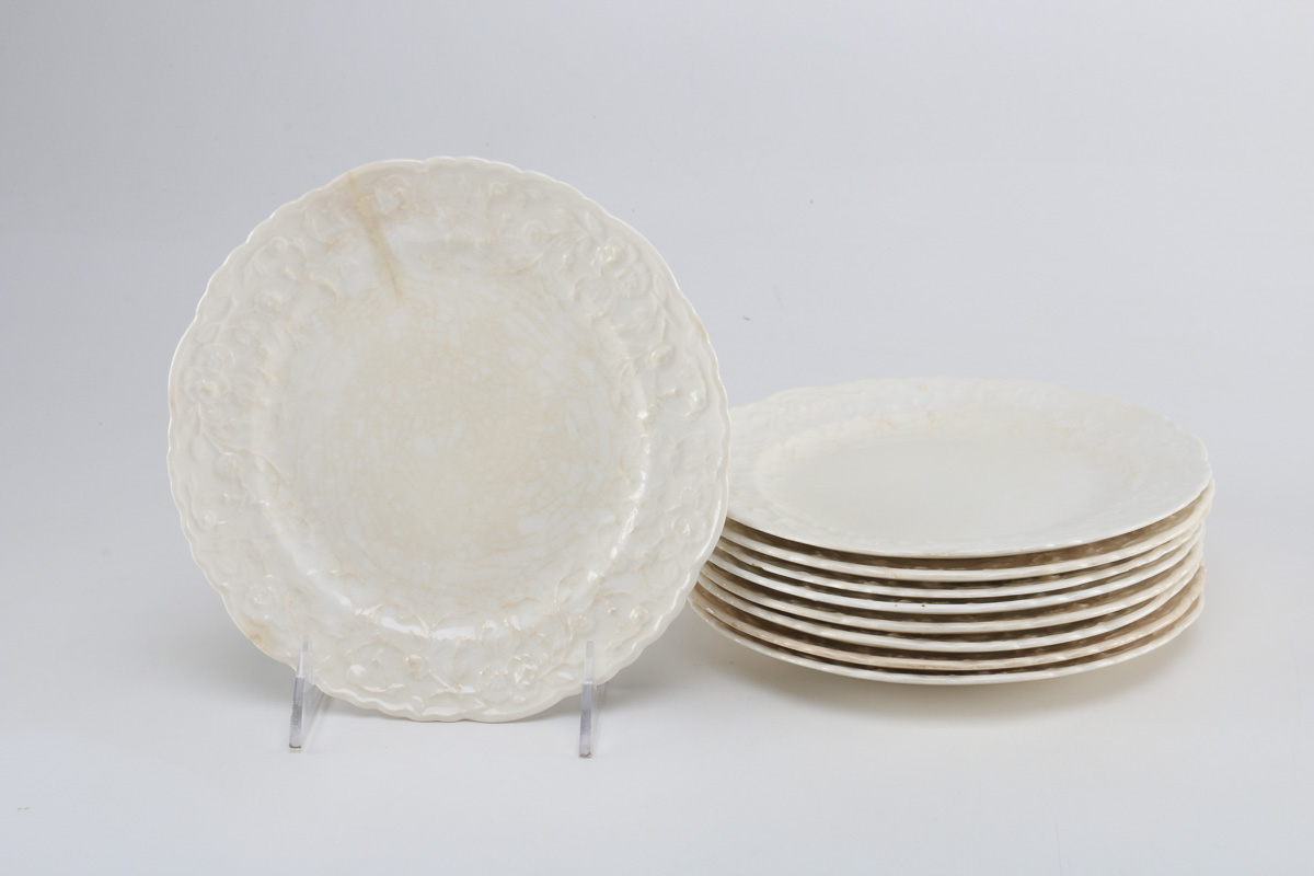 Set of Steubenville "Rose Point" China Plates