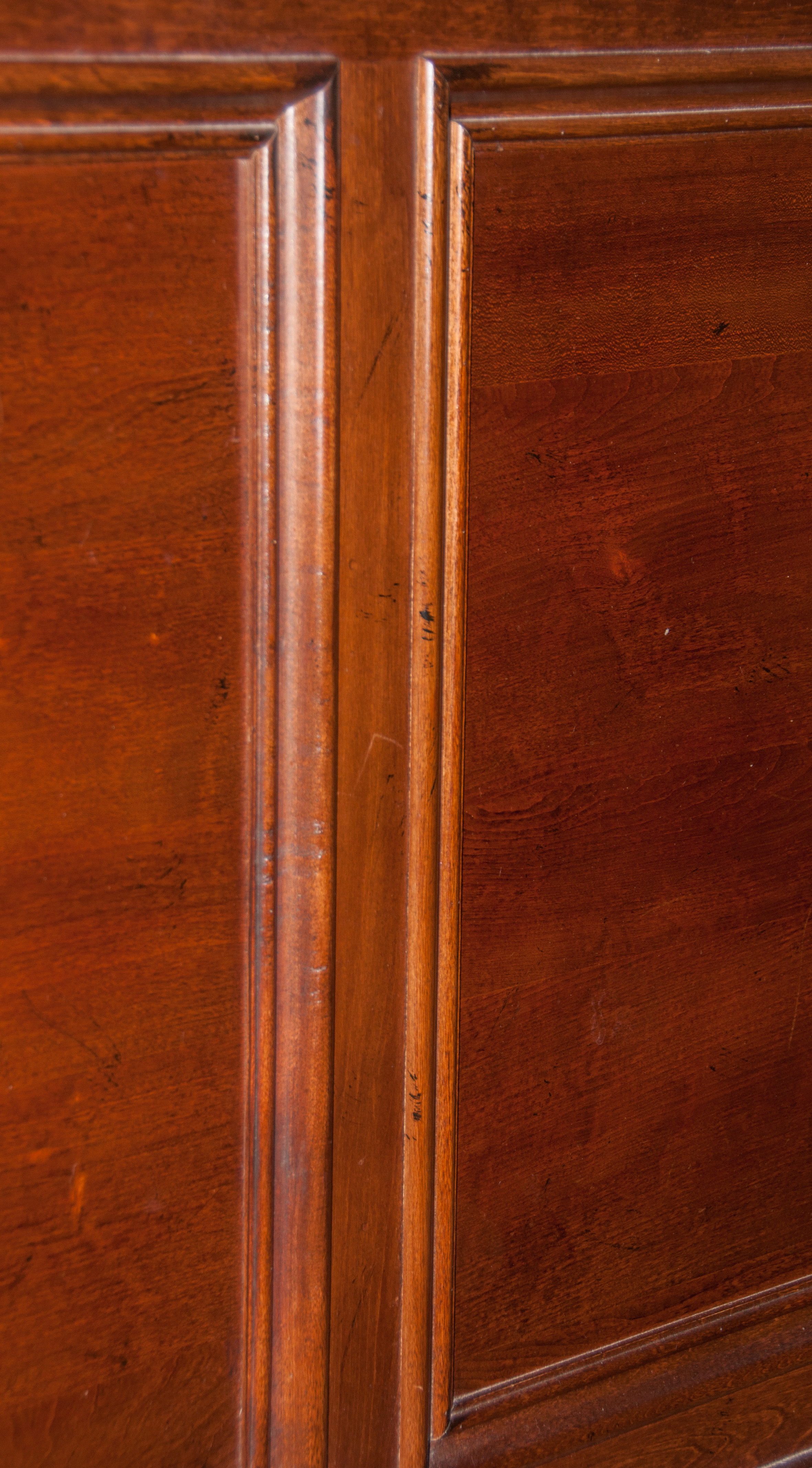 Queen Cherry Wood Sleigh Bed